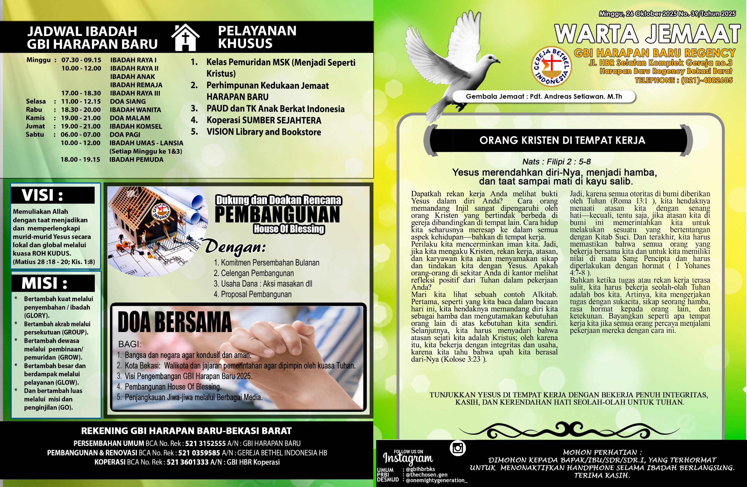 Warta Jemaat GBI Harapan Baru